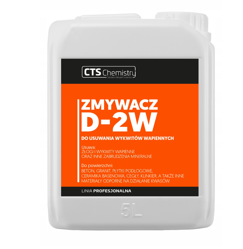D2W Cleaner for removing limestone efflorescence CTS Chemistry