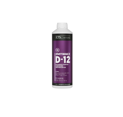D-12 Zmywacz do bardzo silnych zabrudzeń organicznych 1L, 5L