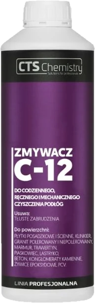 C-12 Zmywacz do codziennego, ręcznego i mechanicznego czyszczenia podłóg
