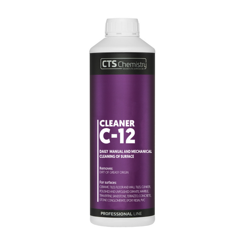 C-12 Cleaner for daily manual and mechanical cleaning of surfaces