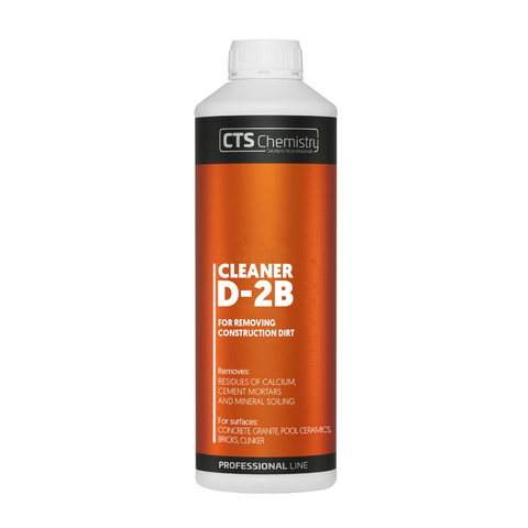 D-2B Cleaner for removing construction dirt