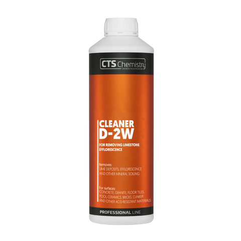 D-2W Cleaner for removing limestone efflorescence