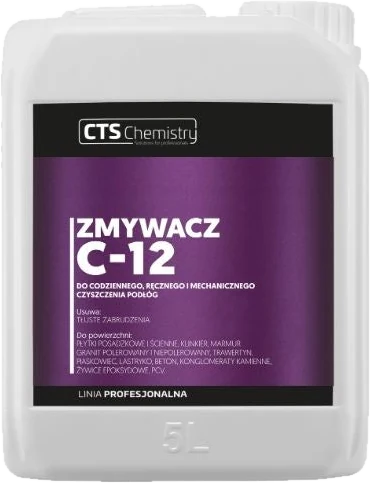 C-12 Floor Cleaner for Daily Manual and Mechanical Use